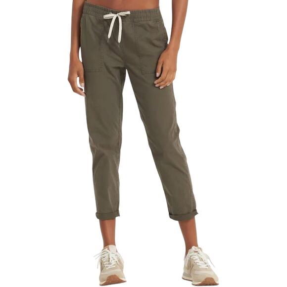 Vuori Vintage Ripstop Pant Dura Terra Cotton Pockets Raw Hem Dark Oregano Small - Picture 1 of 5